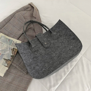 Winter Fashion Handbags Large Capacity Solid Color Shoulder Bags Winter Fashion Handbags Large Capacity Solid Color Shoulder Bags